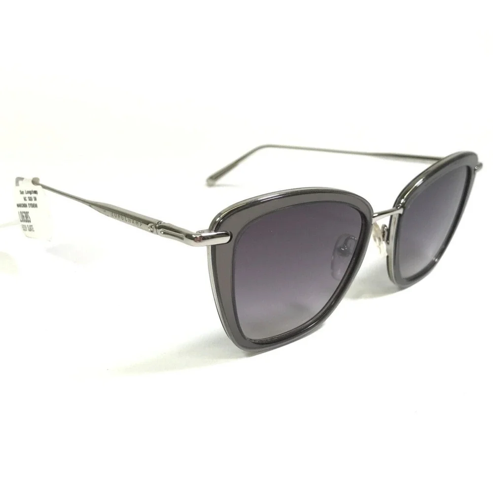 Longchamp Gray Gradient Cat-Eye Sunglasses